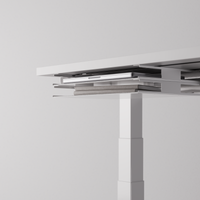 Two white trays stacked in a two-tier configuration